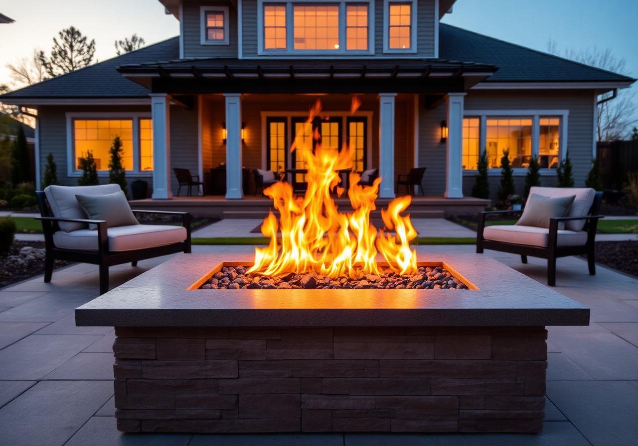 Patio Gas Fire Pit project in Palm Beach Gardens, FL